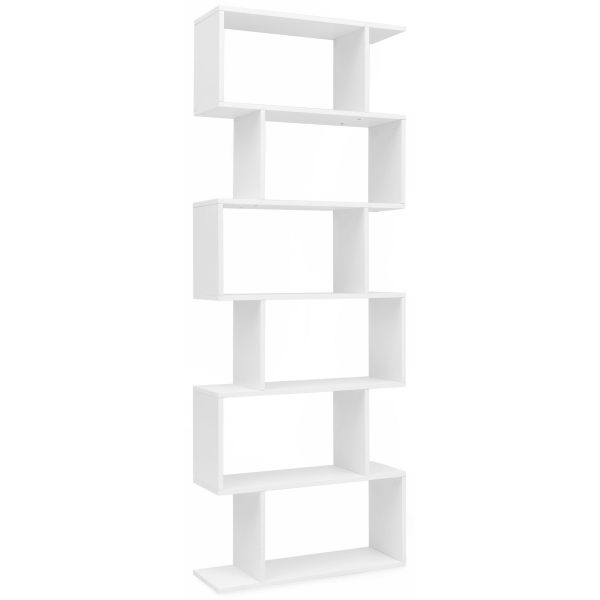 Bücherregal WL5.691 70 x 23,5 x 190,5 cm weiß